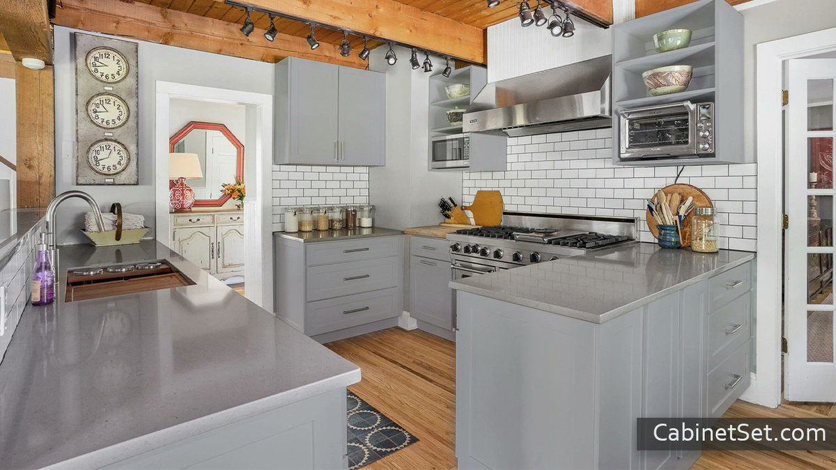 Shaker kitchen cabinets, named after the Shaker community who originally designed them, have been a beloved choice in kitchen design for centuries. 
#ShakerCabinets #ShakerStyle #KitchenCabinets #CabinetDesign
#KitchenRemodel #KitchenRenovation #HomeImprovement