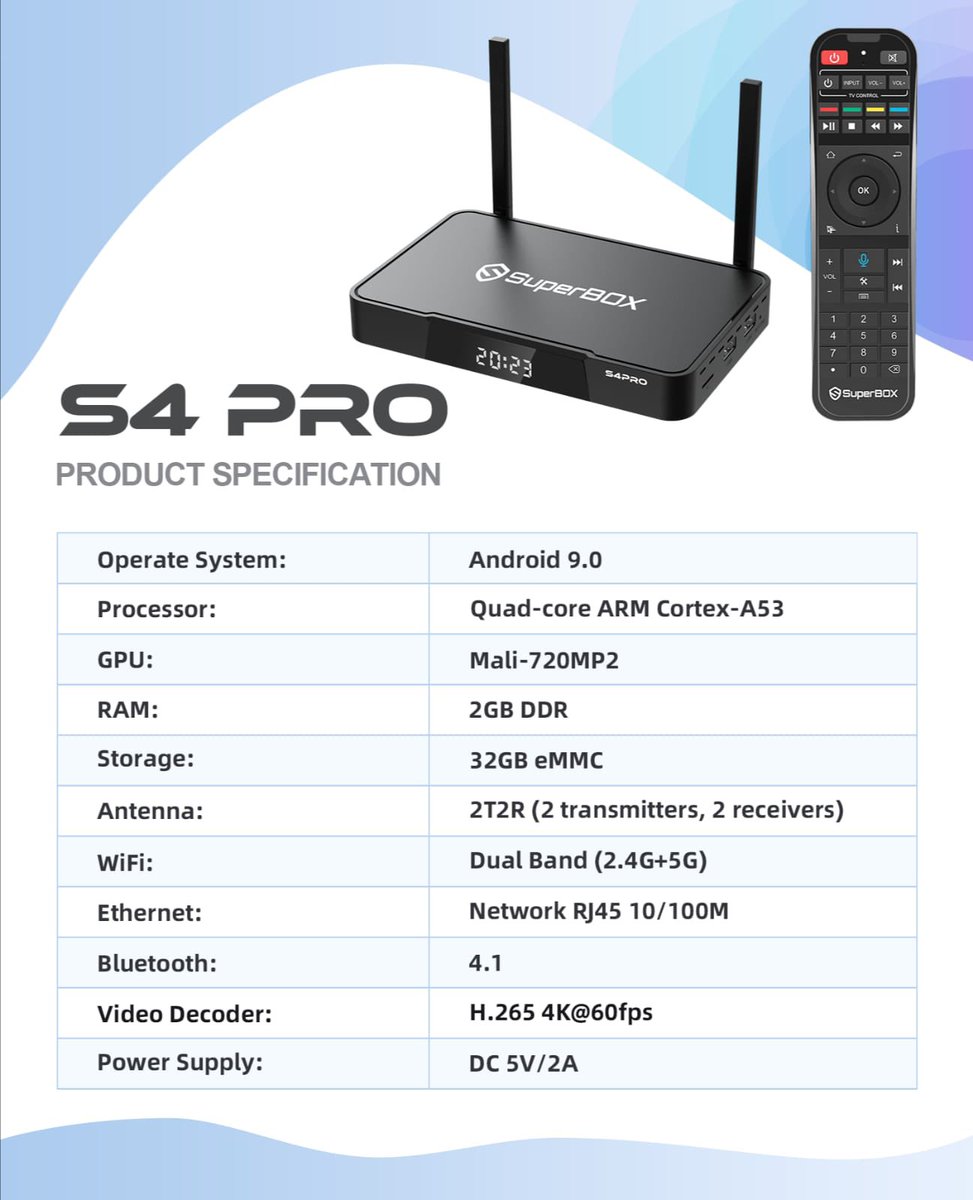 superboxtvbox's tweet photo. Help folks . we have #superboxS4pro in stock right now . PM us to get more information to become our distributors. https://t.co/5pXZWCIHpz