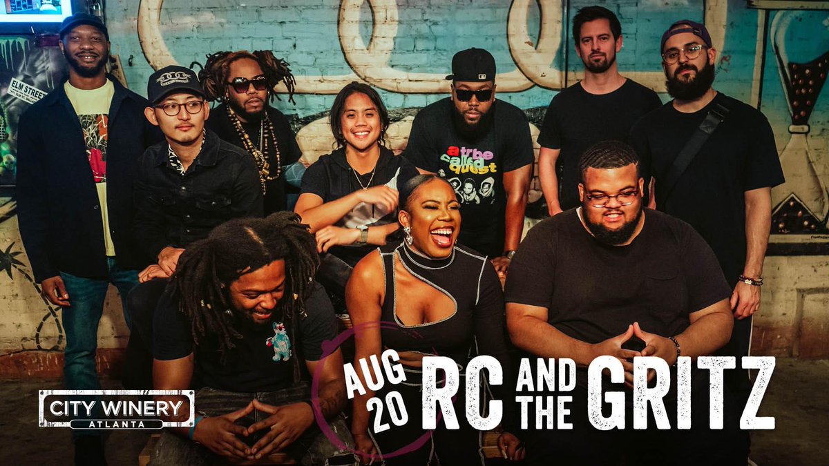 {Atlanta Show Alert}

RC &amp; The Gritz Live at City Winery
Aug 20th

Tickets are available now.
Join us!

citywinery.com/atlanta/Online…