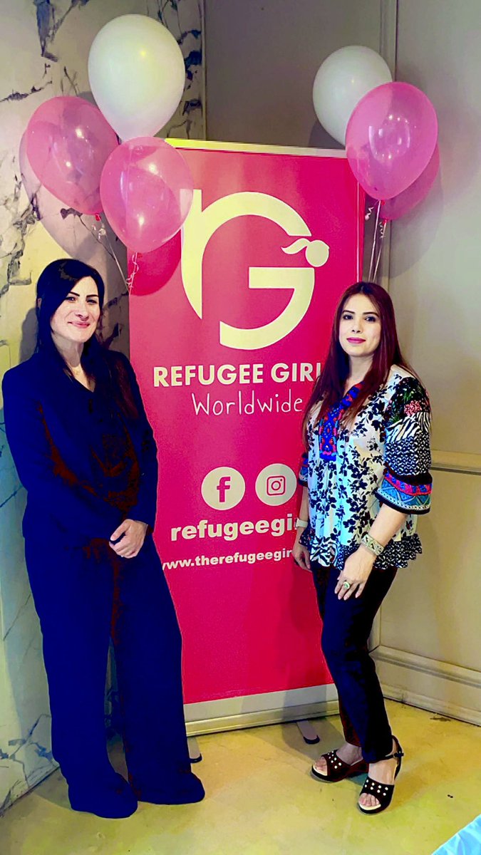 LadiesSocialNW's tweet photo. At the ceremony of the #RefugeeGirlsworldwide Dallas Chapter Launch. #faisalyousuf #filiz #usmashahi @samina_I_A https://t.co/cirhBQstf5