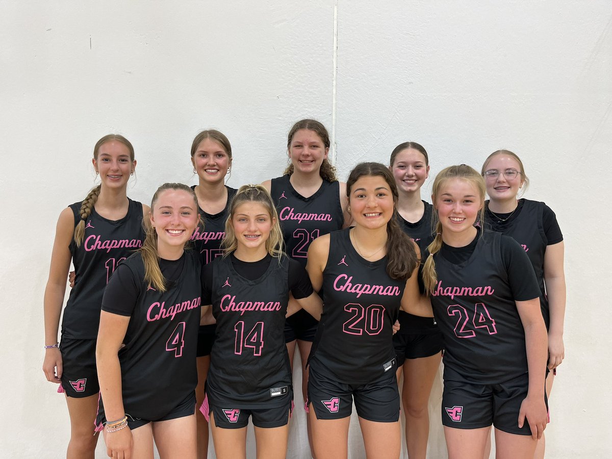 Chapman_GBB's tweet photo. U15 gold elite @coachjennjo enjoyed a successful season! Each month they got better and better. Next year won’t be any different. https://t.co/91YpvgLTEG