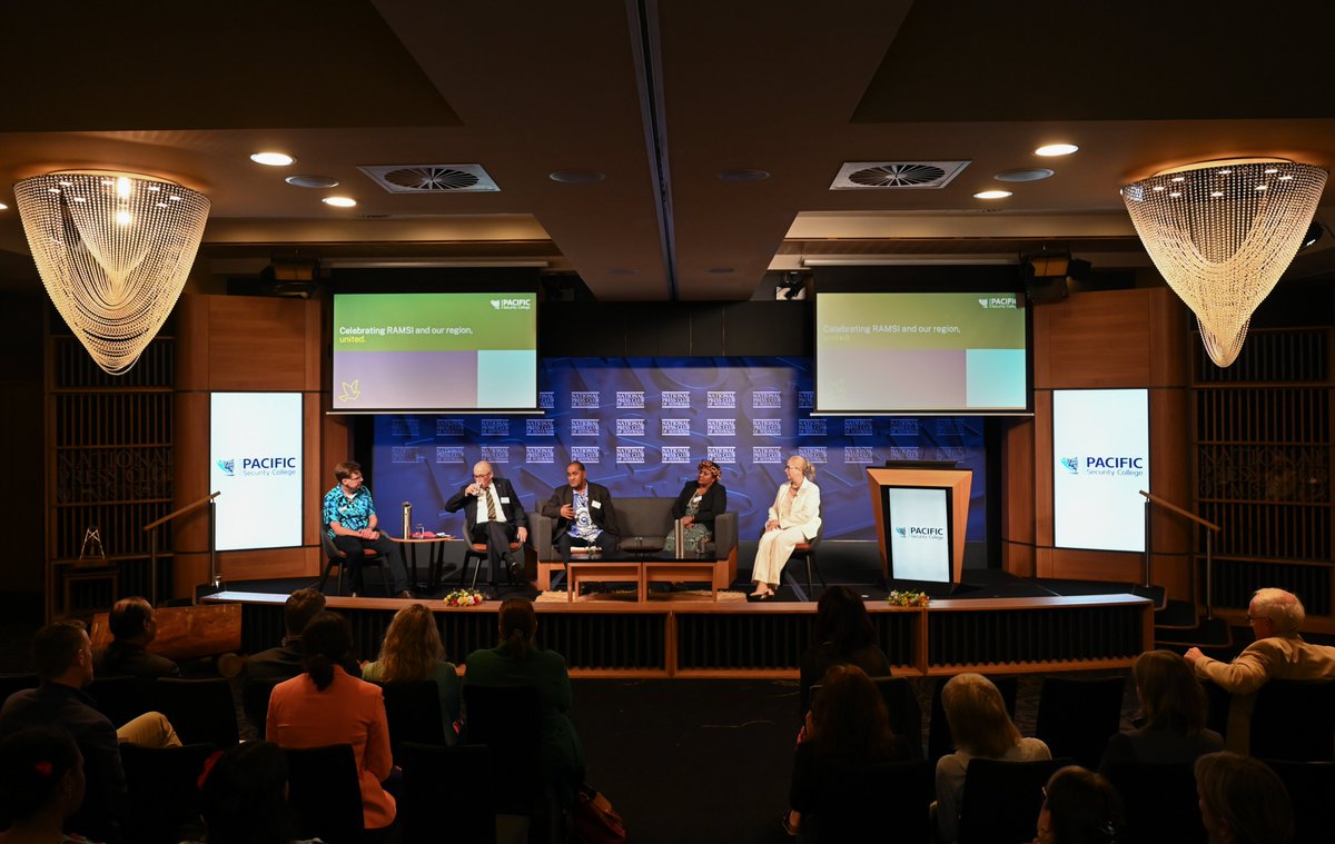 PSC_ANU's tweet photo. Last night we launched ‘#RAMSI: 20 years, 20 voices’, our 6-part vodcast series, celebrating the Regional Assistance Mission to Solomon Islands at @PressClubAust.

Thank you to all who contributed to and attended this very special event. https://t.co/kOPg87W5zI