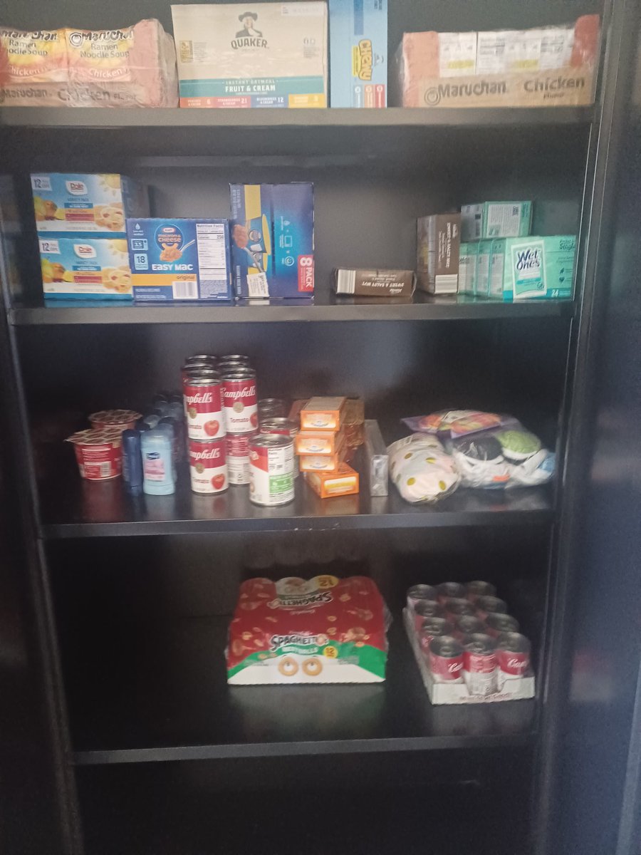 Mrs_Katrina1's tweet photo. I have a #carecloset in my #classroom that any #childinneed has access to. It has dinner, snacks, & hygiene. I need help stocking it before school starts.
#BetterTogether
#clearthelist
#TwitterPhilanthropy
#teachertwitter
#AmazonWishList
#kidsinneed
https://t.co/xsj37wz17U https://t.co/aMS96Sss20