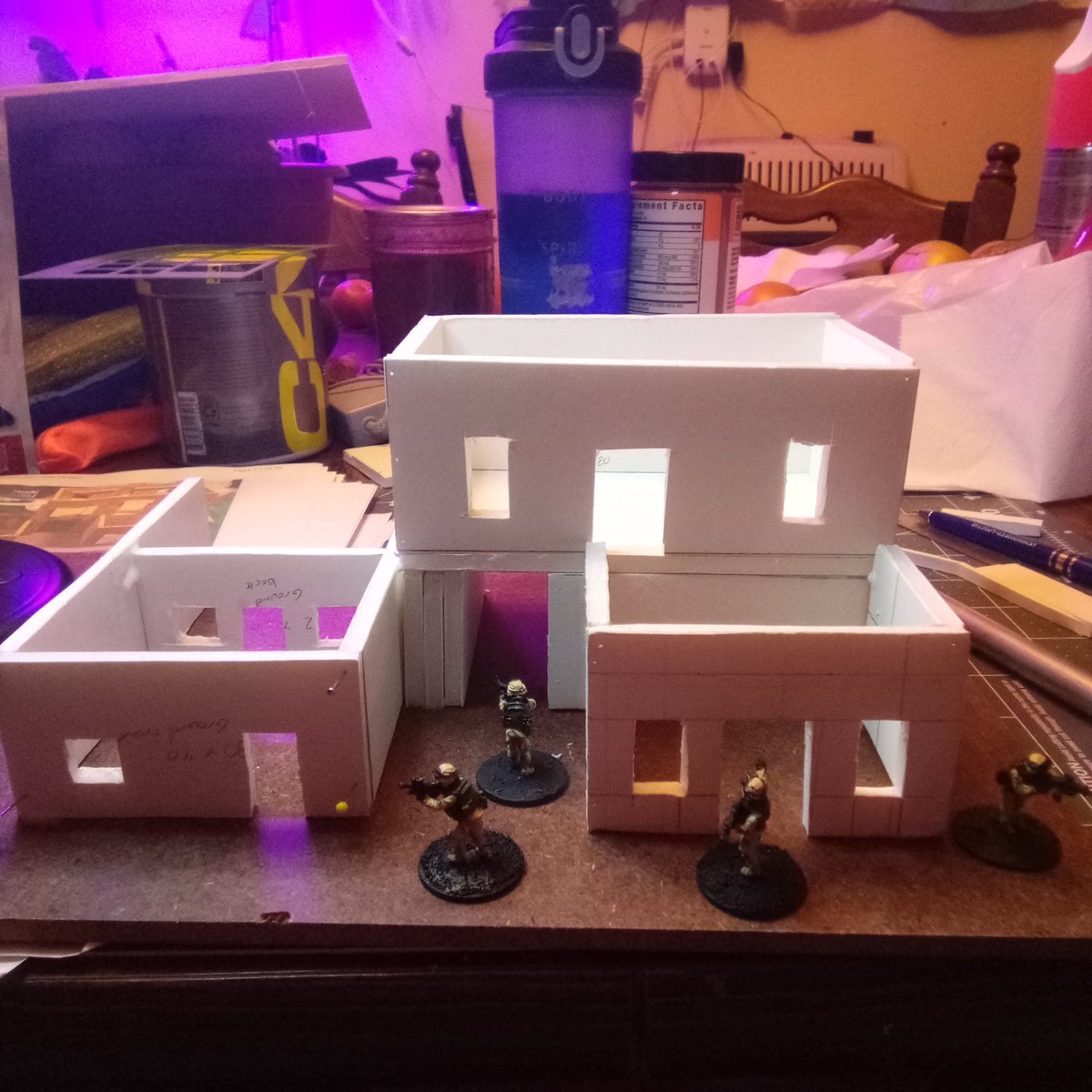 GaryLindeen's tweet photo. Making some building some middle eastern building for some modern wargaming.
Thanks to @matakishi https://t.co/ggX1NaoV0G