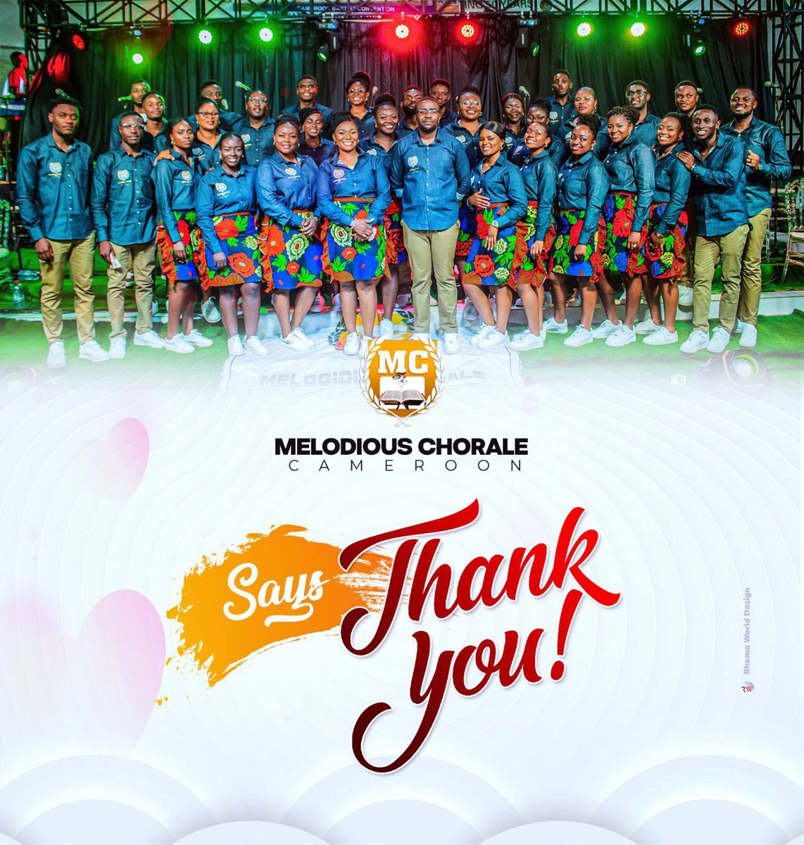 MelodiousCCmr's tweet photo. To Bob 🤩 and the entire Public, Melodious Chorale Cmr is soooooo greatful of the efforts put in place by you all in one way or the other to help facilitate our ministerial outreach in Yaounde. 
#MC #singsoarinspire #intheshadowofHiswings #youwerethere 
#ThankYou https://t.co/YlxYRFh2H1