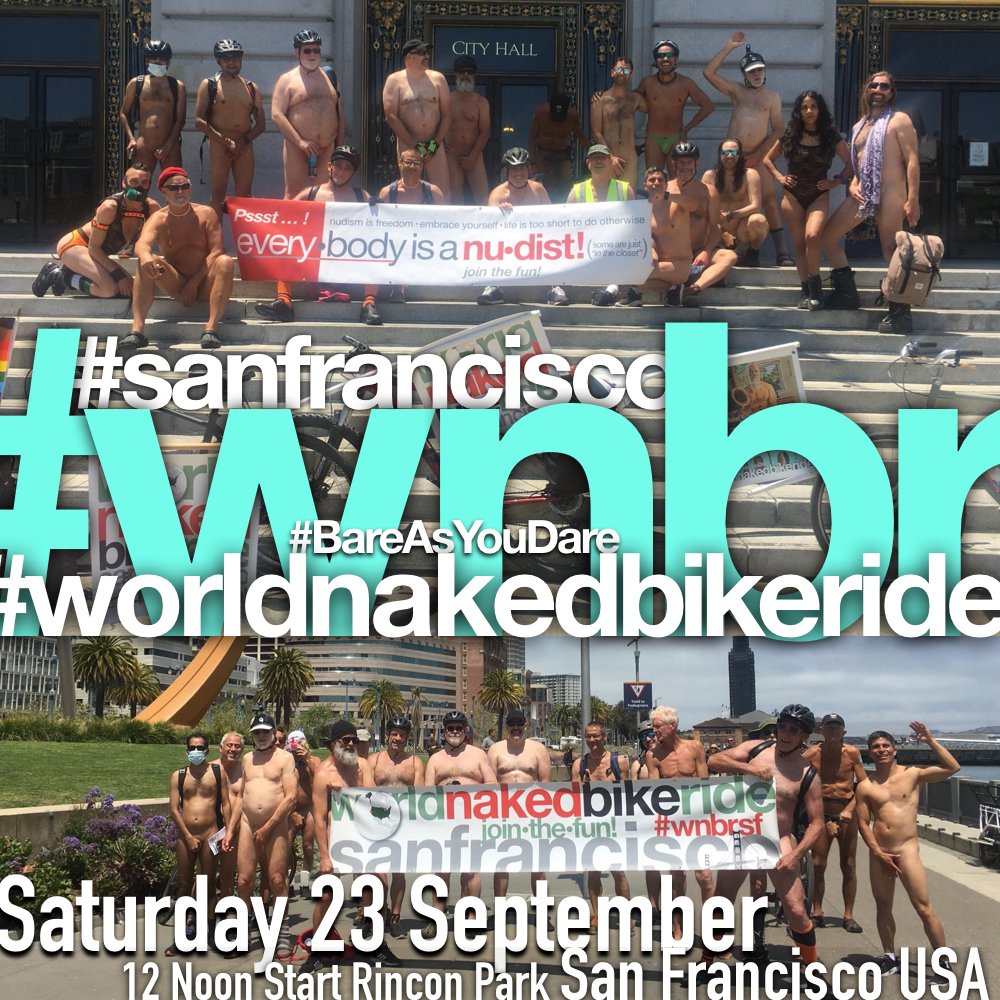 sfwnbr's tweet photo. @vbdude415 @andy_naked Even though its months away ( Sat 23 Sept ) lots of veteran & newbie/wannabee #WNBRist/s from #DoréAlley2023 are looking forward to #JoinTheFun for the #postEquinox/#preFolsom #WNBRsf2023!
#SFNudistHighHolyDays
#SocialPublicNudism #ReNormalizingNudism
#ReNormalizingFreedom https://t.co/LuQiDgt5ZJ