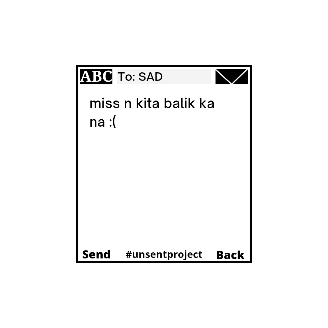 ͏͏͏͏͏͏   
   
SUBMISSION 232  ✎    
The Unsent Project RP      

For you, SAD.
͏͏͏͏͏͏ ͏͏͏͏͏͏   
͏͏͏͏͏͏