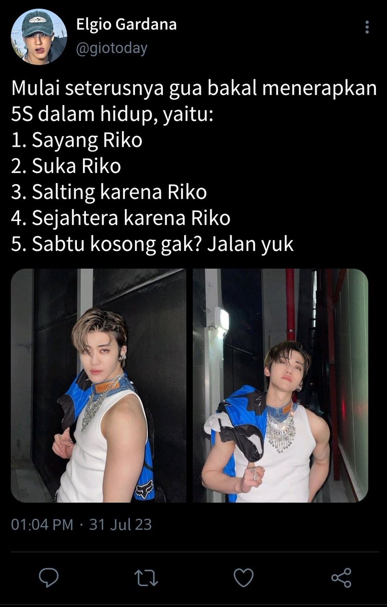 0x1tudoro's tweet photo. Jaemjen short au
— Cogil (Cowok gila)

Jaemin as Riko Maghani
Jeno as Elgio Gardana

by ©0x1tudoro
CW // Harsh word https://t.co/2BEeTIiLCT