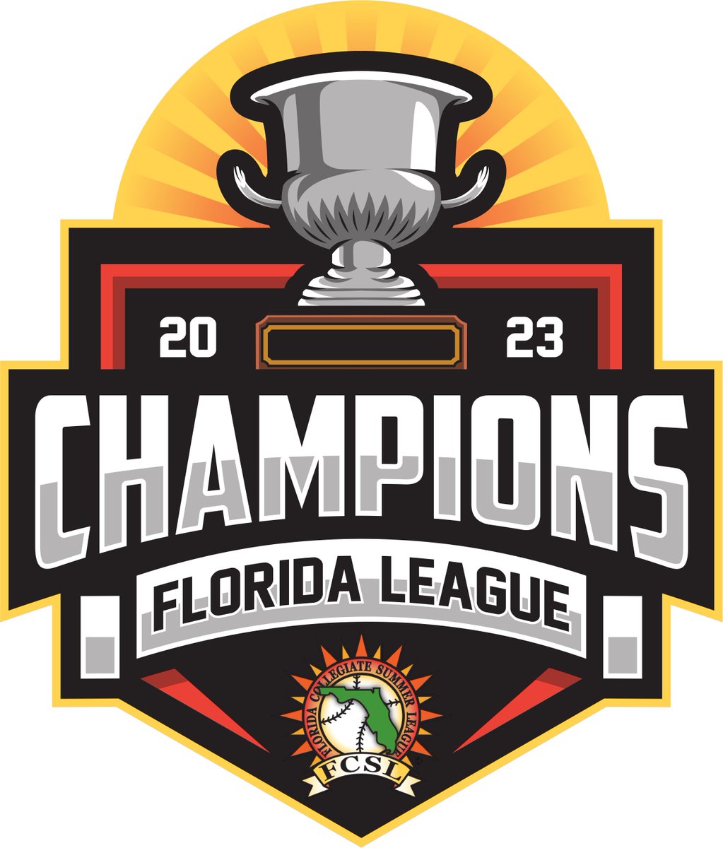 FOR THE FOURTH TIME, the @FCSL_Lightning are FLORIDA LEAGUE CHAMPIONS. Leesburg wins their second title in three years with a 7-2 win in Game 3 of the Florida League Championship Series!