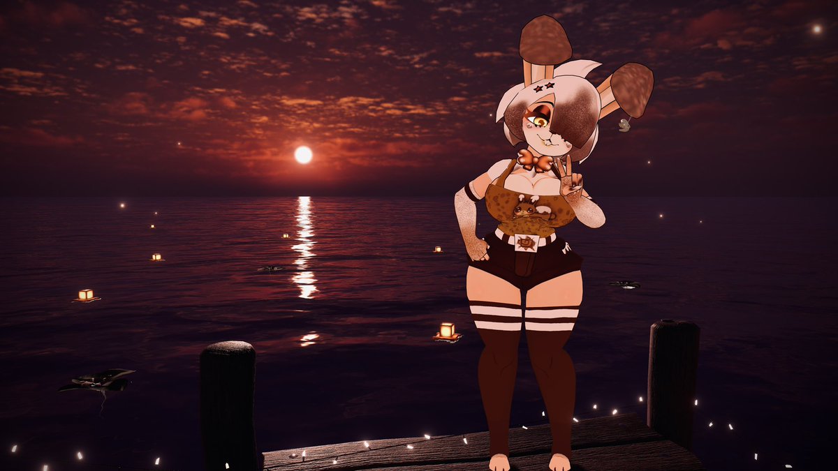 BandsMakeMeTTV's tweet photo. I created a Cinnabun texture for @Phantom1752 🥺

I adore her so much, and a big shout-out to @_xMoonKittenx_ for the inspiration (because I adore her Funfetti texture) 

Model by the ever amazing: @CryptiaCurves 💋💞

(It's my first ever texture!)

#FNC #FNAF #VRC #Bonfie #Art https://t.co/ioCtOJE7BO