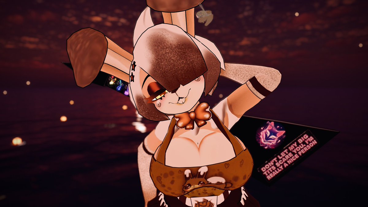 BandsMakeMeTTV's tweet photo. I created a Cinnabun texture for @Phantom1752 🥺

I adore her so much, and a big shout-out to @_xMoonKittenx_ for the inspiration (because I adore her Funfetti texture) 

Model by the ever amazing: @CryptiaCurves 💋💞

(It's my first ever texture!)

#FNC #FNAF #VRC #Bonfie #Art https://t.co/ioCtOJE7BO