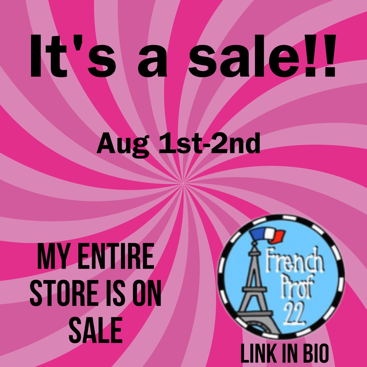 Time to head over to my store on TpT for some great savings!! Link in bio