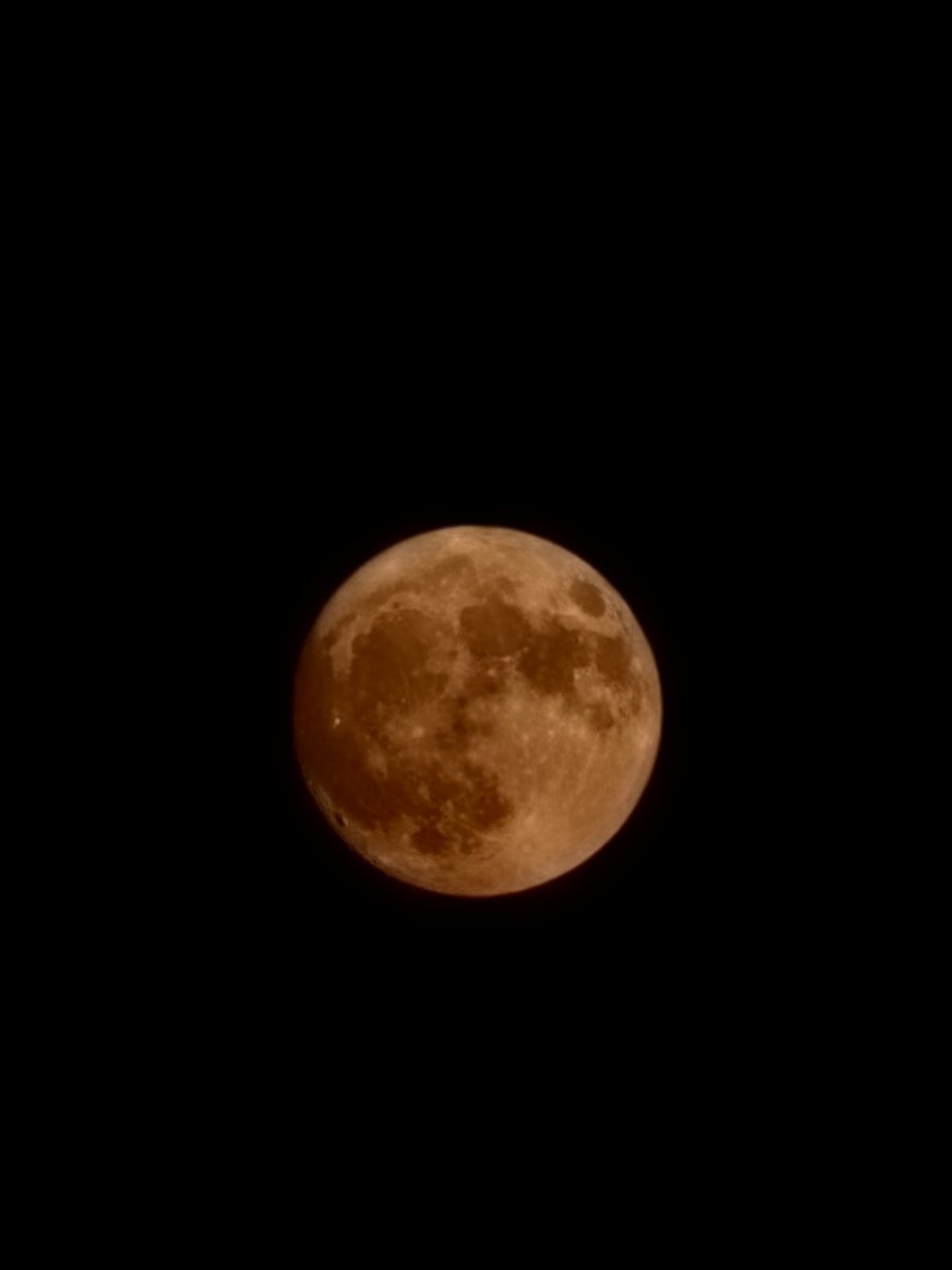 Having a smoke under the moon is the best part of my day