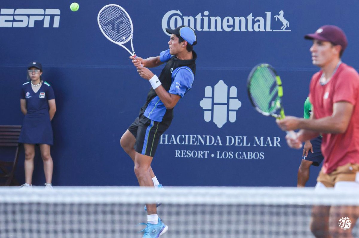 GRANDSTAND | Doubles 1st ROUND 

Mexicans are eliminated in their debut

🇻🇪 L. Martínez/🇮🇳 S. Myneni  6 2 10 ✅

🇲🇽 E. Escobedo/🇲🇽 R. Pacheco  3 6 5

#LosCabosTennisOpen | #YouHaveToBeHere
