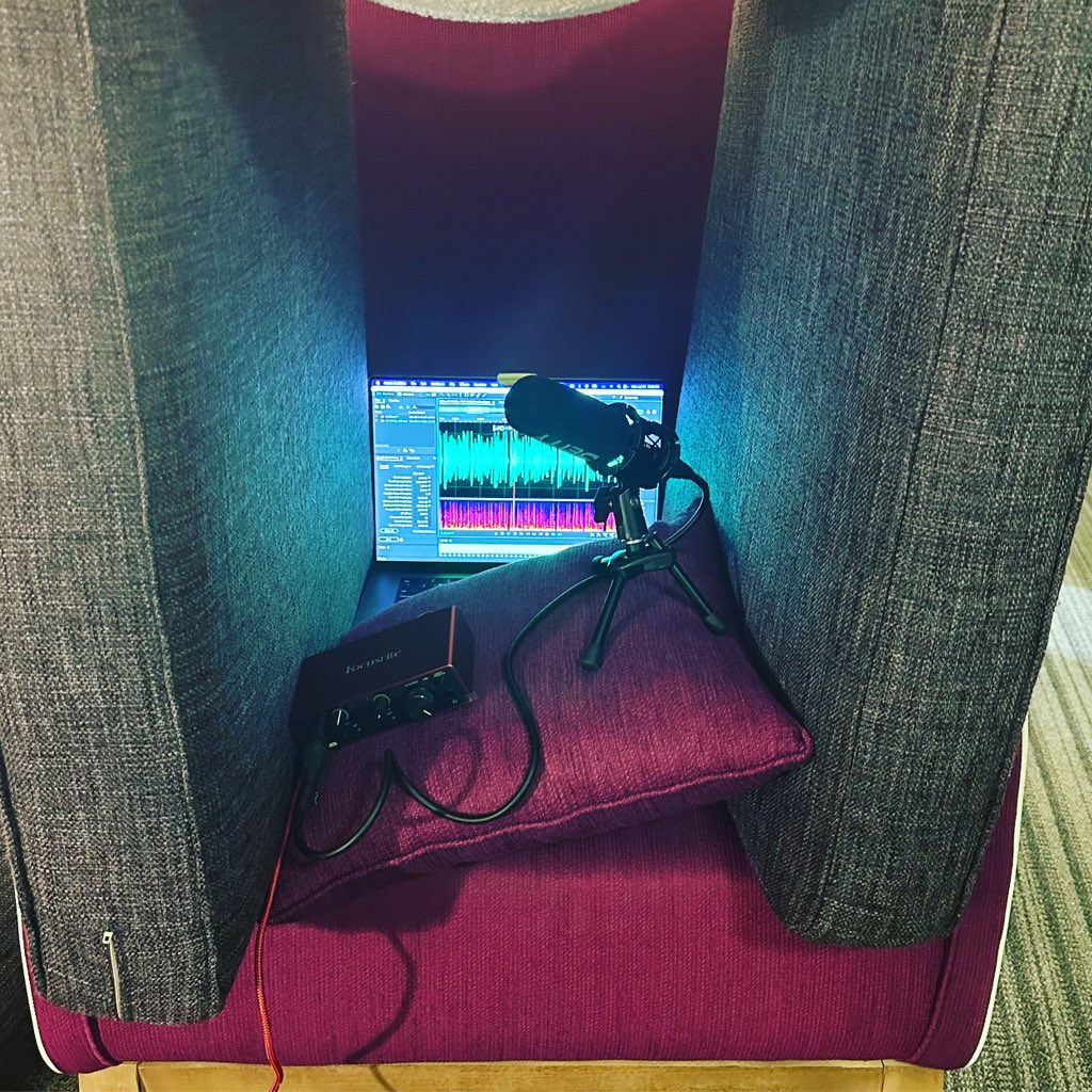 Elearning VO mobile studio time #voiceover #voiceacting #Voiceactor