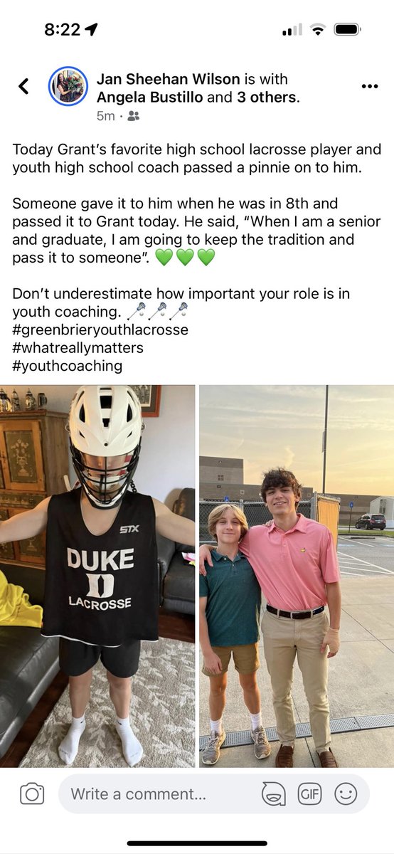 MichaelBustil19's tweet photo. Happy to have paid it forward. I can’t wait to see Grant grow as a Lax player! https://t.co/NXmxc10dQ4