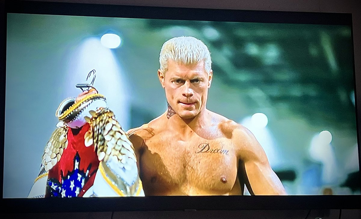 McAdoo09's tweet photo. @CodyRhodes I’ve been waiting for this up here is Alaska.  Heard it’s amazing and now to see how long I make it before getting tears in my eyes. 

#BecomingCodyRhodes https://t.co/nlLGyCPeyP