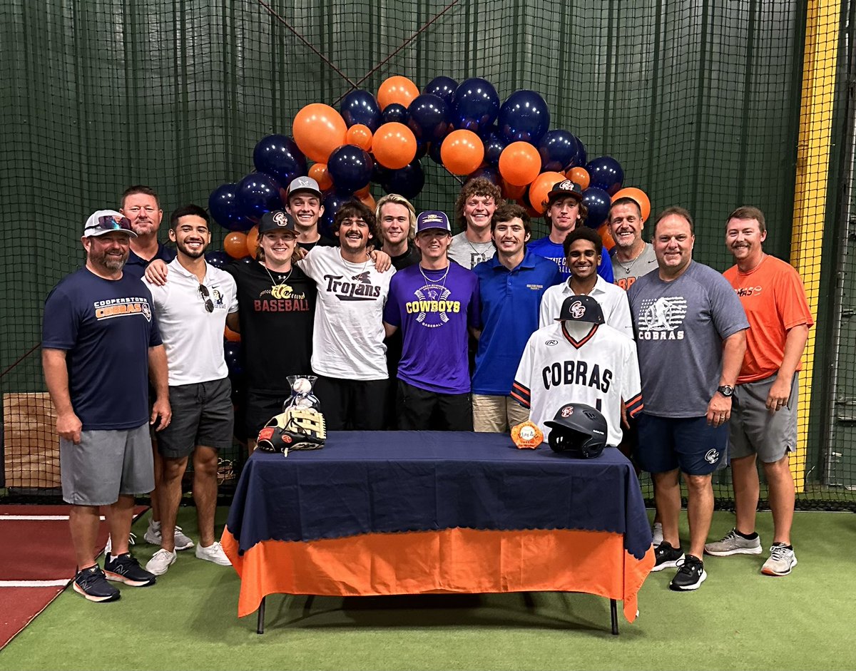 Congratulations to our 2023 Signing Class. We wish you all the best and cannot thank you enough for being a Cobra. Individual player pics and school are in this thread.