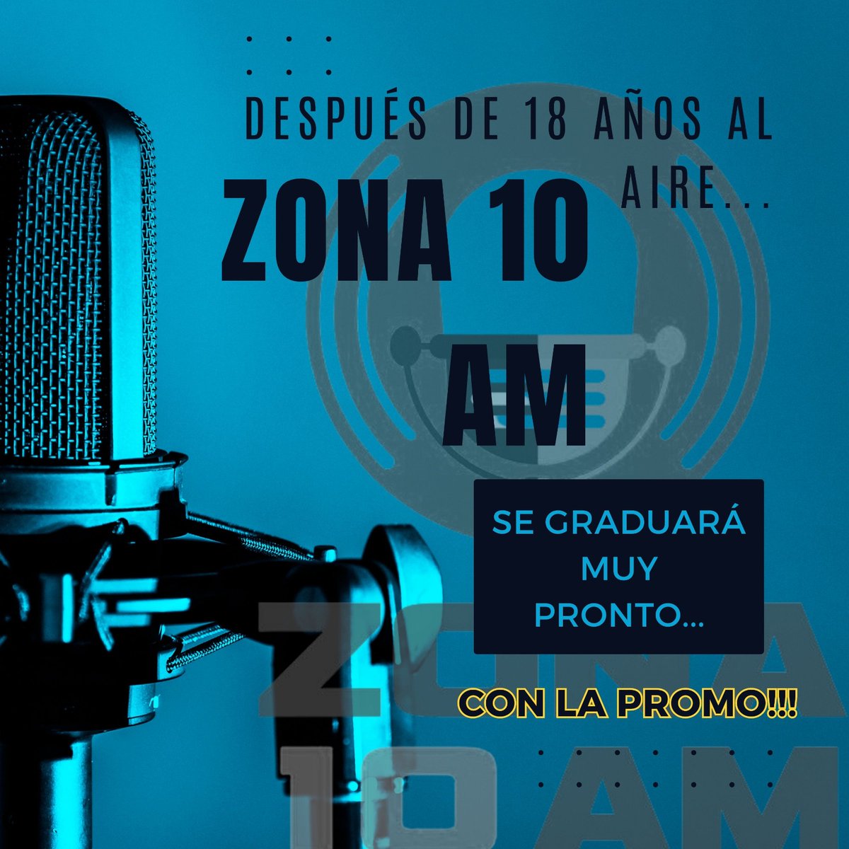 ATENCIÓN 🔴🔴🔴
Zona 10 AM trae grandes noticias... Te invitamos a estar pendientes de nuestras redes sociales. 😎
#programa #radio #música #LaPromo.