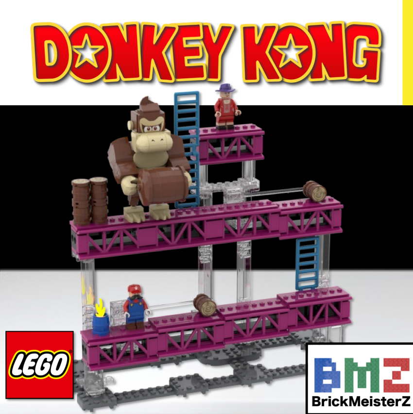 BrickMeisterZ's tweet photo. To celebrate the release of the new #LegoMario Summer 2023 sets, what if there was a #LEGO set based on the classic #DonkeyKong arcade game?
Check out my new video HERE ► https://t.co/V6AHSXJpqq
#Lego2023 #Mario #LegoDonkeyKong #CustomLego #LegoMoc #Nintendo #LegoArcade https://t.co/dAAHSqFhUf