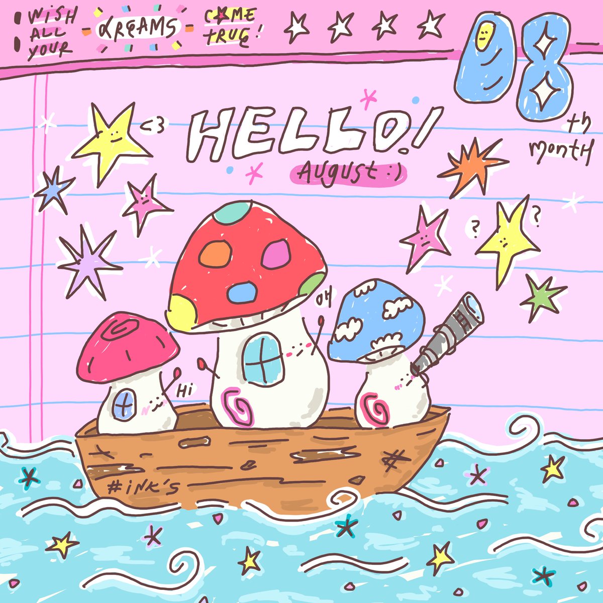 bokuroot's tweet image. 🍄08/12 ౨ৎ⋆｡˚⋆
: wish all your dreams come true ! 🎀