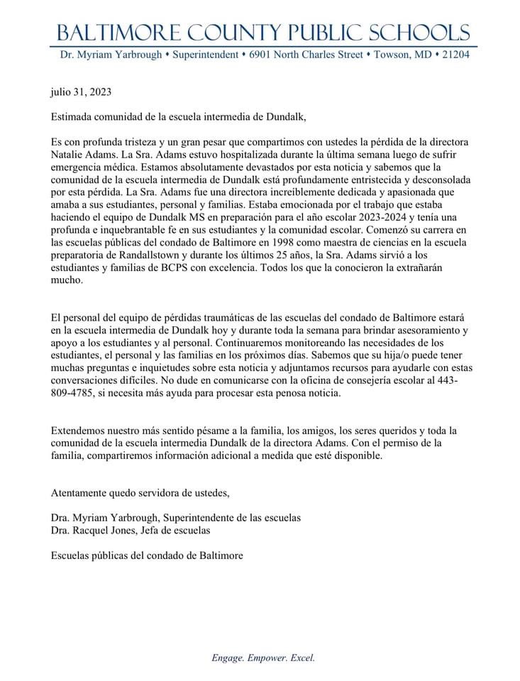 Dundalk Middle School tweet media