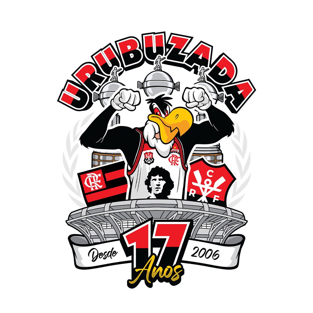 01/08/2006 🗓

Há 17 anos a Associação Bloco Carnavalesco e Torcida Urubuzada era fundada com o objetivo de resgatar as grandes festas na arquibancada do Flamengo. 

O slogan não poderia ser outro, Os Defensores do Manto Sagrado se faziam presentes aonde quer que o Flamengo fosse