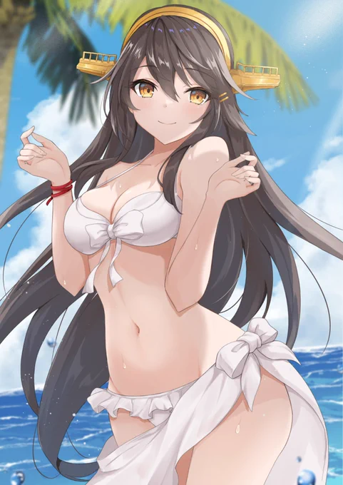 榛名ちゃんと海へお出かけ
