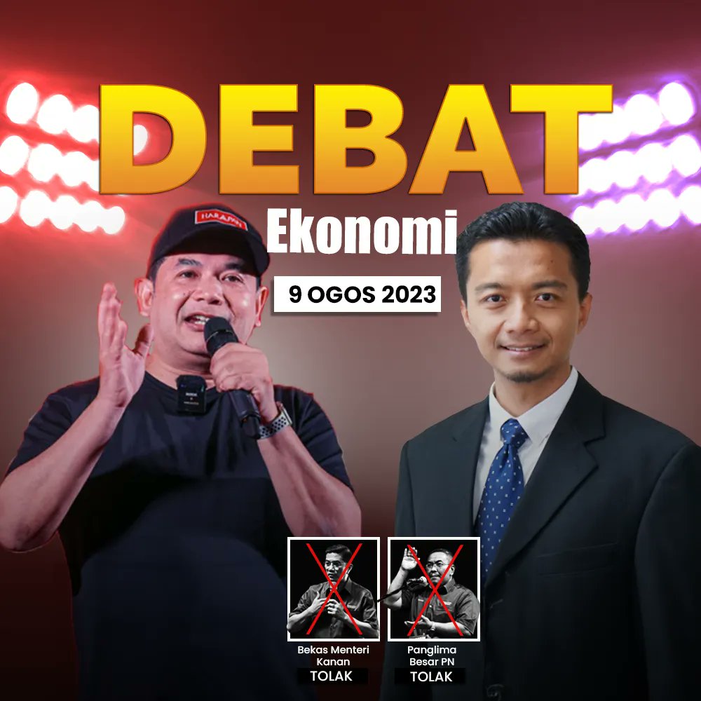 rafiziramli's tweet photo. Saya telah dimaklumkan bahawa Sdr. Syahir telah menerima semula jemputan saya untuk berdebat setelah mendapat keizinan pimpinan beliau.  

Saya ucapkan terima kasih. Platform debat adalah peluang bagi parti-parti membentangkan idea dan tawaran kepada rakyat.  

Maklumat lanjut debat akan dimaklumkan tetapi tarikh setakat ini adalah 9 Ogos 2023.