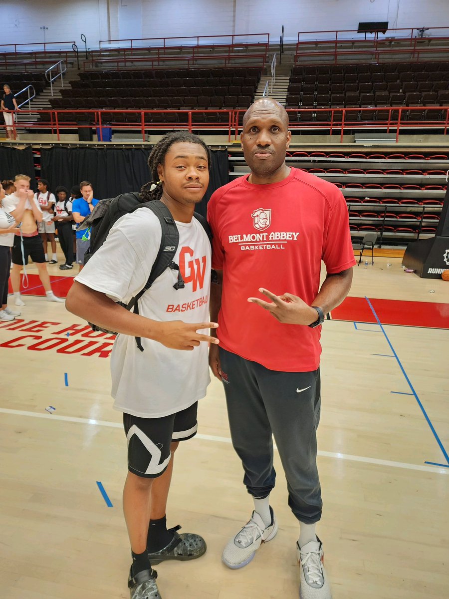 russwhite03's tweet photo. I had a wonderful time today @GardnerWebbmens basketball Elite Camp. Great campus with top notch facilities. I had the opportunity to spend time with @CoachBullard1  @AlPerkins22 @CoachTimCraft  Thank you! As to my parents for making the sacrifice to get me there. @LeshunnWhite https://t.co/qdMSgrThMp