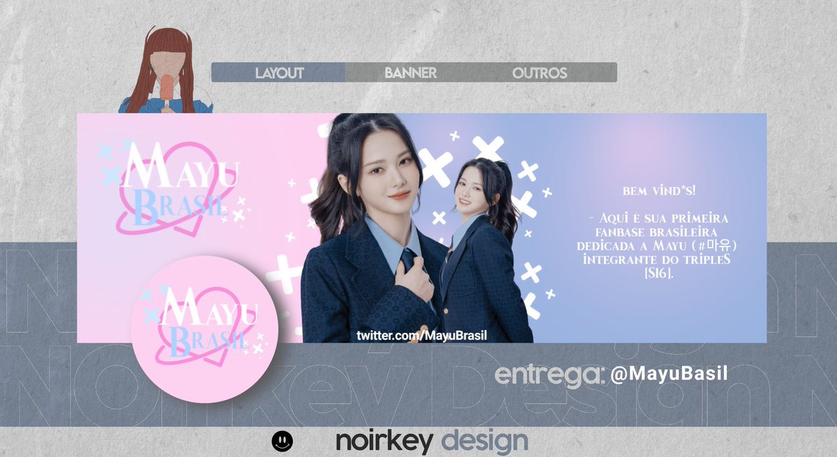 NOirKey_Design's tweet image. 🦋 | Pedido entregue pra @MayuBrasil obrigado por confiar no nosso trabalho 💞