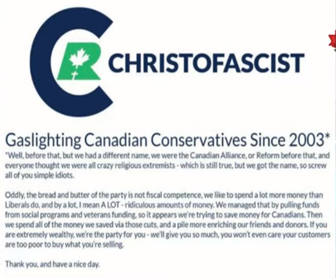 SoMersVick's tweet photo. @mferreriptbokaw @CPC_HQ @PierrePoilievre #InvestigateCPC https://t.co/YLkQrIcywR