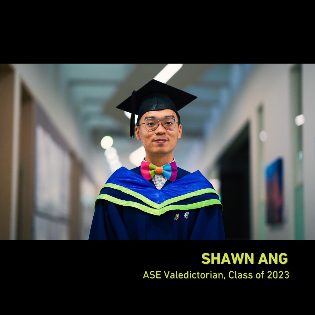 Big congrats to ASE #Valedictorian Shawn Ang Bing Hong! Shawn was one of the founding members of NTU Divest, and member of ASE’s (JEDI) Justice, Equity, #DiversityandInclusion committee. He is interning at <a href="/ConservationOrg/">Conservation Intl</a>, and hopes to embark on his Masters soon!
#graduation