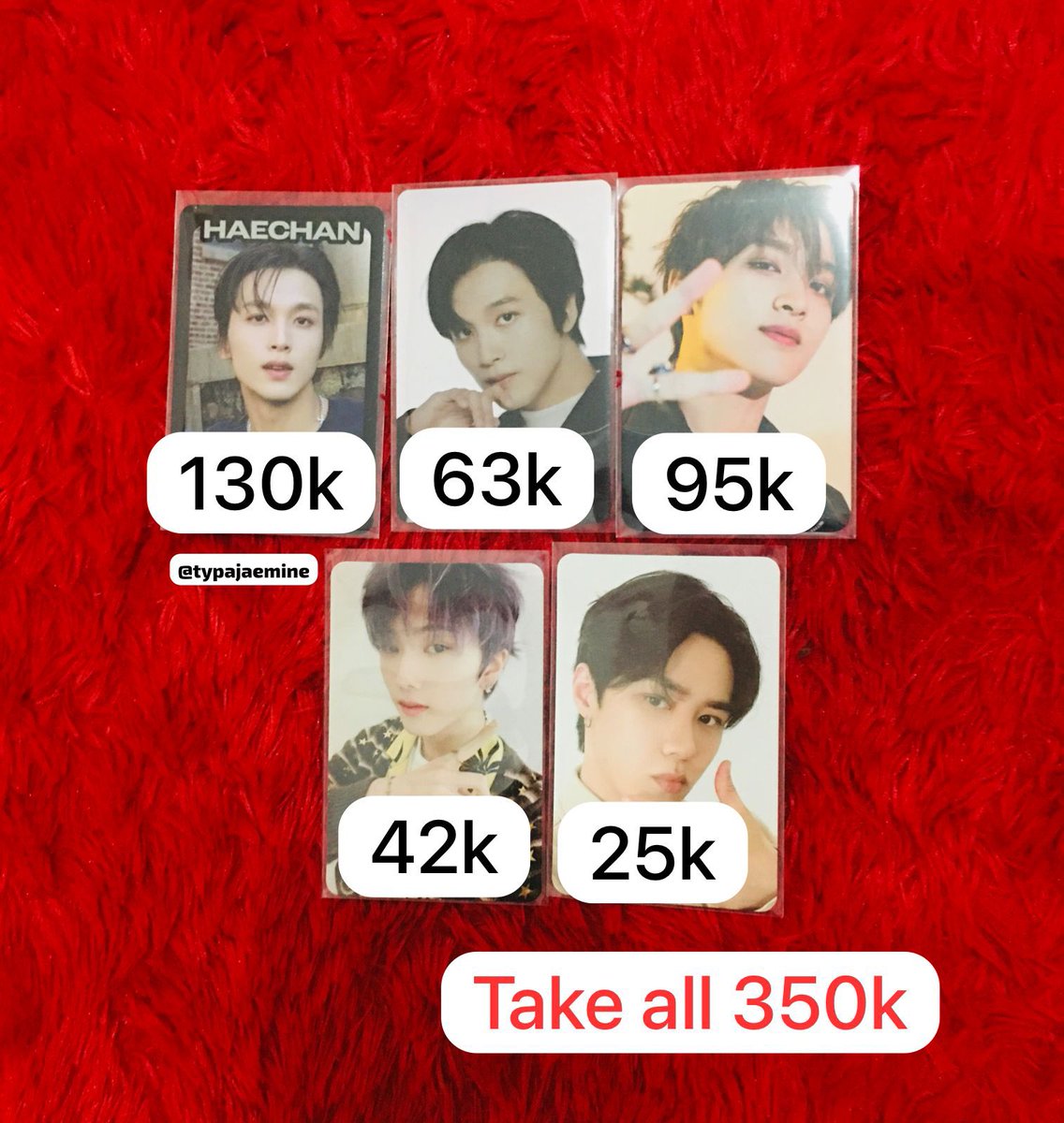 typajaemine's tweet photo. WTS aab Haechan, Jisung, Kun NCT Dream WayV
[TAKE ALL ONLY]

- Haechan TC ayyo
- Haechan NCT Home Game Set
- Haechan BFE Peace Lim B
- Jisung Crazy ver
- Kun Sanrio Selca
 
Dom jkt, bisa keep event🍊 https://t.co/GjjldhprPF