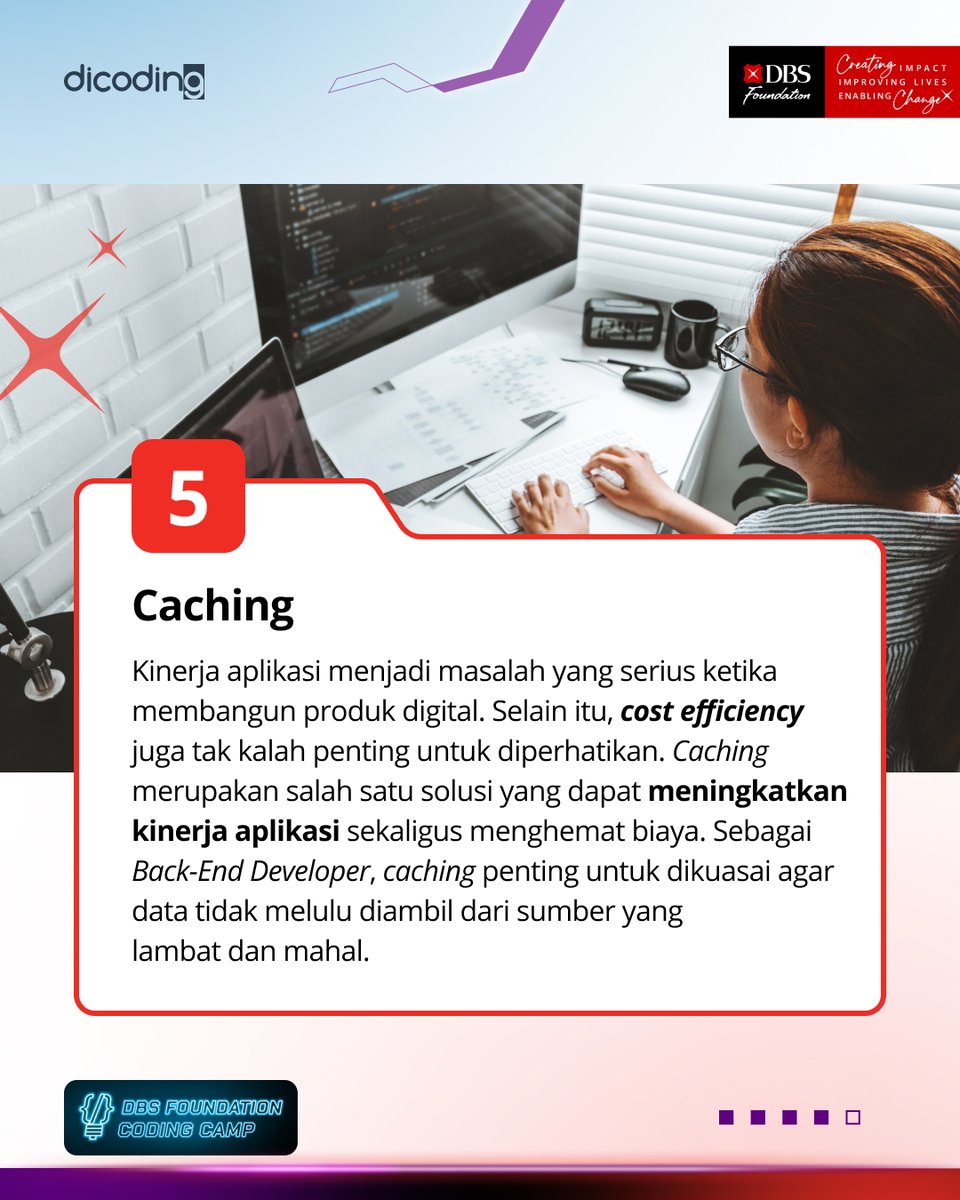 dicoding's tweet photo. #DBSFcodingcamp #DBSFoundation #ITtraining #BeasiswaPelatihanIT #DBSFoundationCodingCamp2023 #Beasiswa #DBS #beasiswacoding #BeasiswaDBS #kelasonline #devops #backend #differentkindofbank #livemorebankless https://t.co/P0LDOuklit