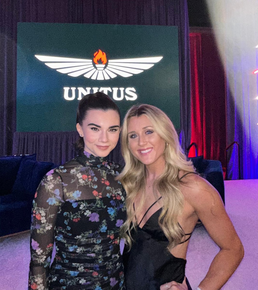 Riley_Gaines_'s tweet image. Some pics from the UNITUS launch this past weekend. So thankful and proud of Jonathan for standing tall (no pun intended) and creating an alternative for leisure/athletic wear that&apos;s centered around faith, family, and freedom

Shop your values !!! 🩵🧡🖤🤍