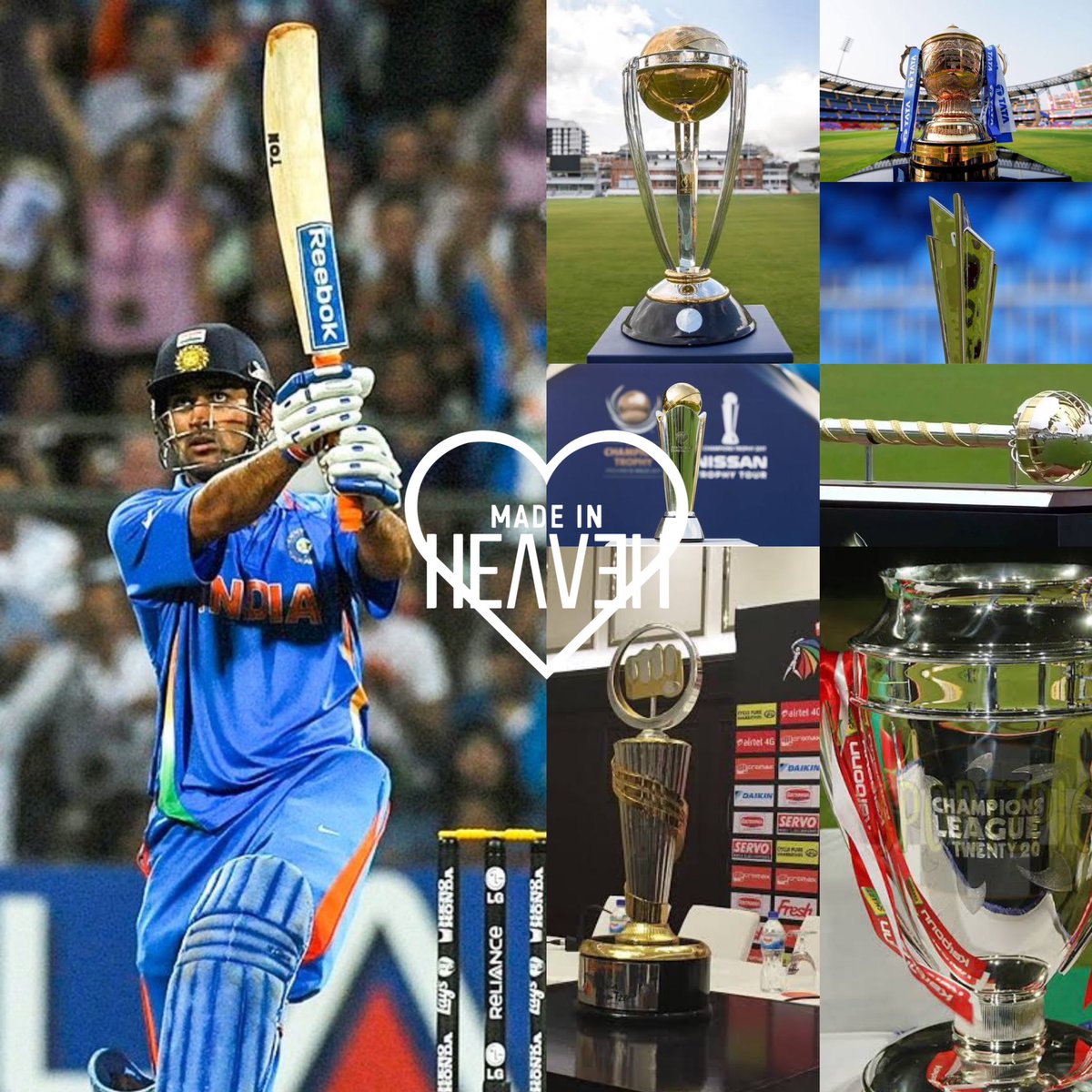 MS Dhoni and Trophies - a perfect #MatchMadeInHeaven  🤩❤️