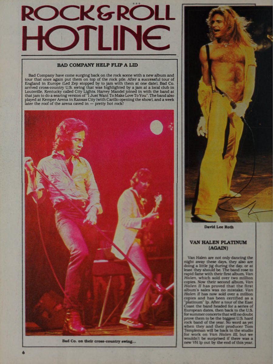 hkcollectibles's tweet image. @GregRenoff #HitParader 11/79. Van Halen III did happen….19 years later - Dave and Ted + Gary. #VanHalen