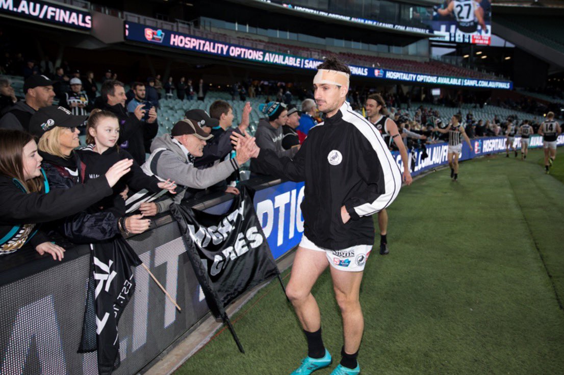 cassburton's tweet photo. The @AFL concussion controversy doesn’t surprise me… it makes me sick. Sam’s played concussed after they strapped his head and sent him back on the field. He’s also pulled himself out of the AFL side as he wasn’t feeling right from a seperate head knock. It’s scary to witness 💔 https://t.co/nd924L5eHf