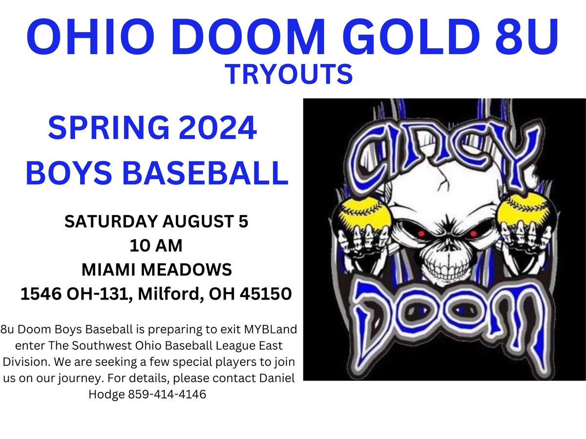 Bring on those 8u players! DoomStrong!