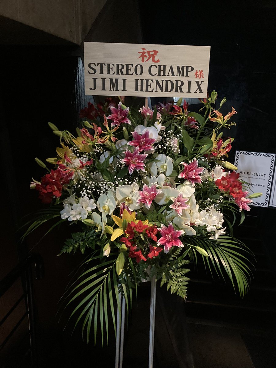 7/20 のチャンプのWWWのライブの時粋な花束嬉しくて、思わず撮りましたありがとうございました！
次回はSTEREO CHAMPは
9/23 岡山マチノブンカサイ2023
10/1 新宿Pit Inn (feat 石若駿)