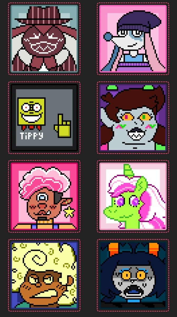 CattyCathy1's tweet photo. I'm so proud of myself for making 20 pieces for artfight this year!!!!!! They were all such a joy to make
 https://t.co/lqMJpZ0j6b https://t.co/OgTaqhNSyW