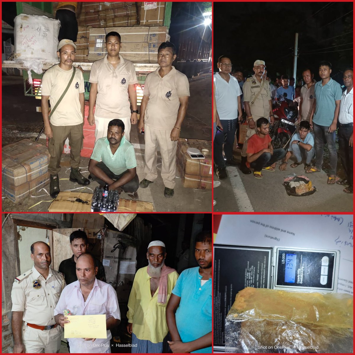 #AssamAgainstDrugs
Based on source input, three different operations were launched at Badarpur , RK nagar and bazaricherra PS area and lead to recovery of 10000 YABA tablets, 26 grams of heroin and 200 cough syrup respectively.4 persons apprehended in this regard.