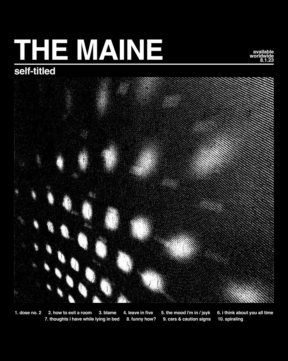 Out now 🪩 themaine.lnk.to/TheMaine