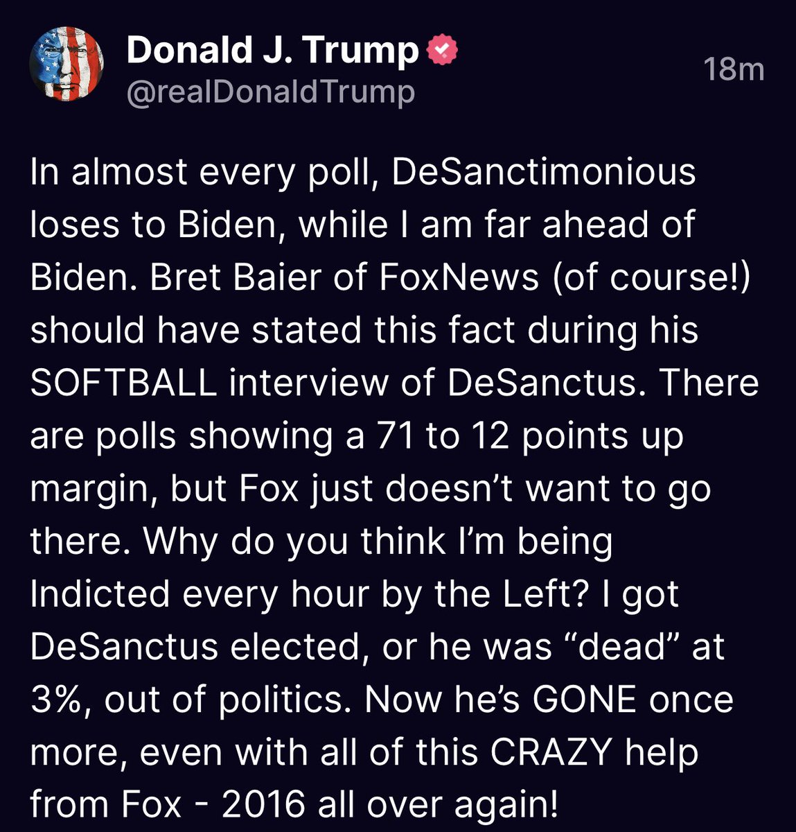 2025DJT2025's tweet photo. The Left will do ANYTHING to prevent you from being voted in for 2024.
#BePreparedForAnything https://t.co/tF9Op8kJ2V