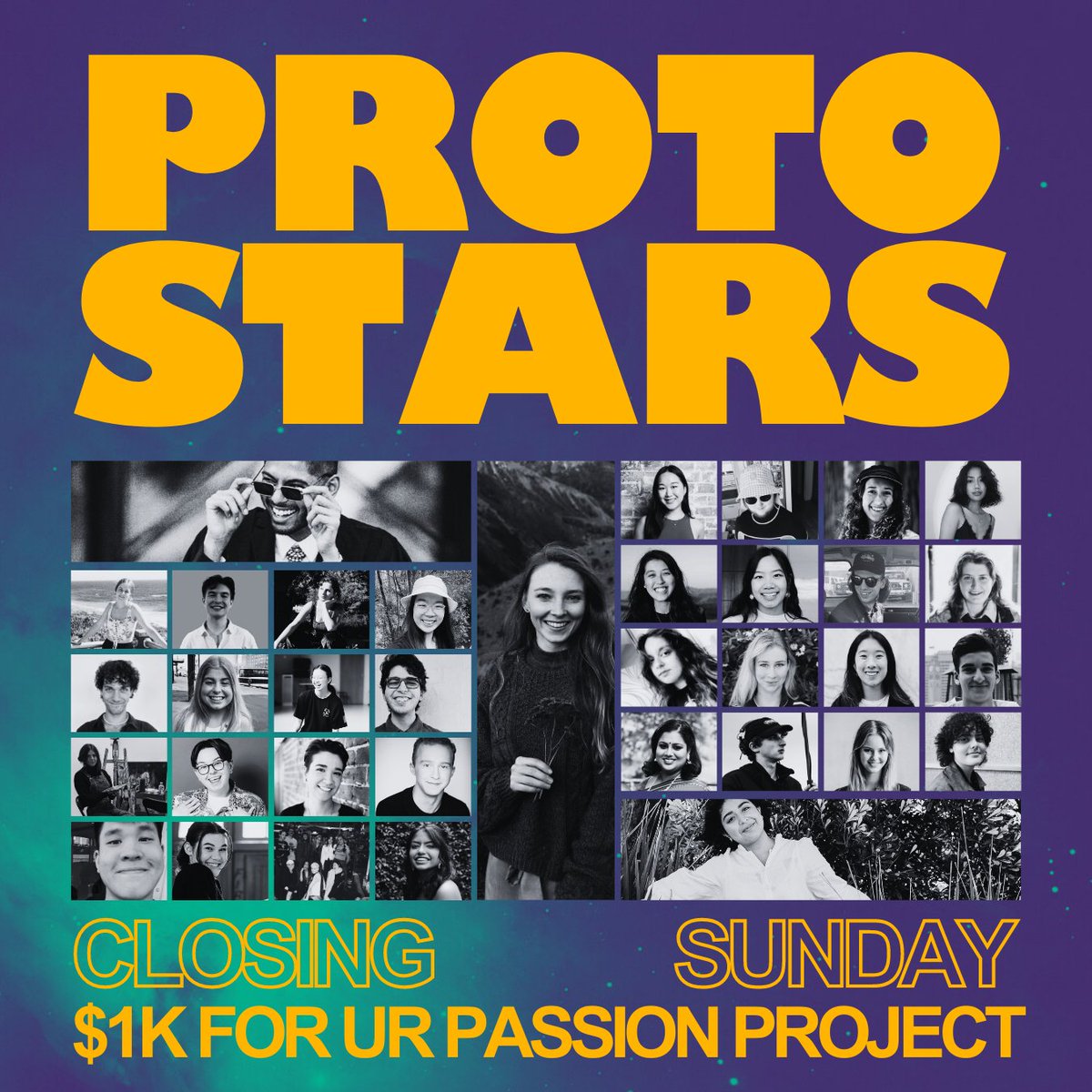 PROTOSTARS S5 APPLICATIONS CLOSING IN 4 DAYS!! 

Who are we looking for?
✅ Young people aged 16-25;
✅ Young people living in either Australia or Aotearoa (NZ); and
✅ Young people working on a cool passion project!
 
FIND OUT MORE / APPLY 👉 shorturl.at/dqyDR
