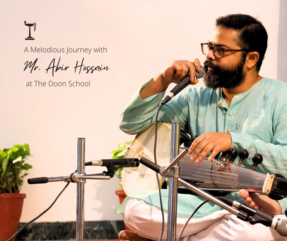 The_Doon_School's tweet photo. The Doon School, Music Department organized a captivating two-day instrumental workshop and performance by Mr. Abir Hossain from ITC Sangeet Research Academy, Kolkata, on July 30th and 31st, 2023.
#TheDoonSchool #MusicWorlshop #InstrumentalMusic #LifeAtDoon https://t.co/DcM4EXNEDH