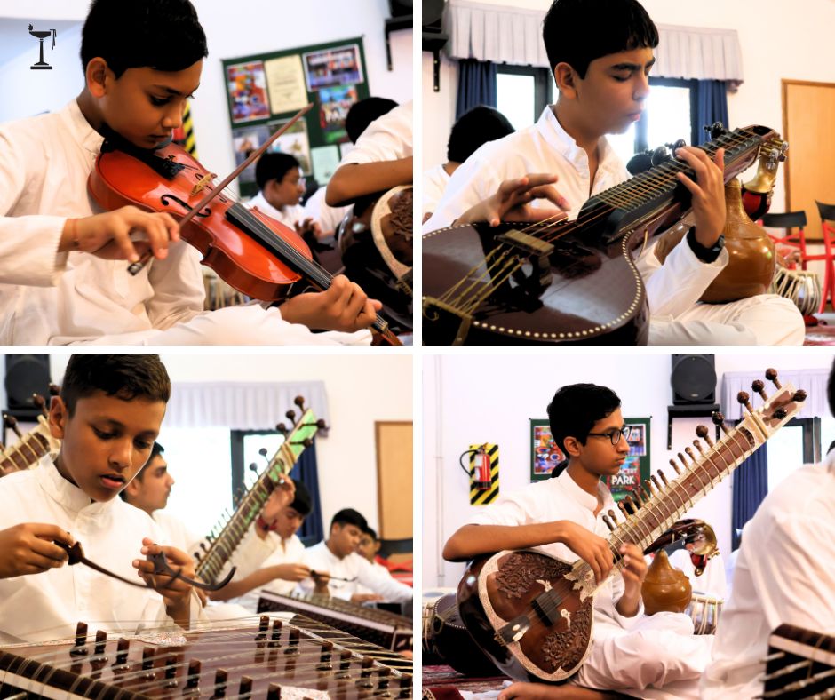 The_Doon_School's tweet photo. The Doon School, Music Department organized a captivating two-day instrumental workshop and performance by Mr. Abir Hossain from ITC Sangeet Research Academy, Kolkata, on July 30th and 31st, 2023.
#TheDoonSchool #MusicWorlshop #InstrumentalMusic #LifeAtDoon https://t.co/DcM4EXNEDH