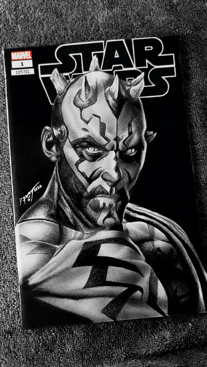 DSanchezArtist's tweet photo. Darth Maul Sketch on a @Marvel @starwars #01 Blank for @NewYorkComicCon 2023!

Mediums: Charcoal, Graphite, Whiteout

#StarWars #darthmaul #art #Sketch #drawing #Charcoal #Graphite #nycc #Maul #Charcoaldrawing @Jon_Favreau @dave_filoni https://t.co/cQSt633K6r