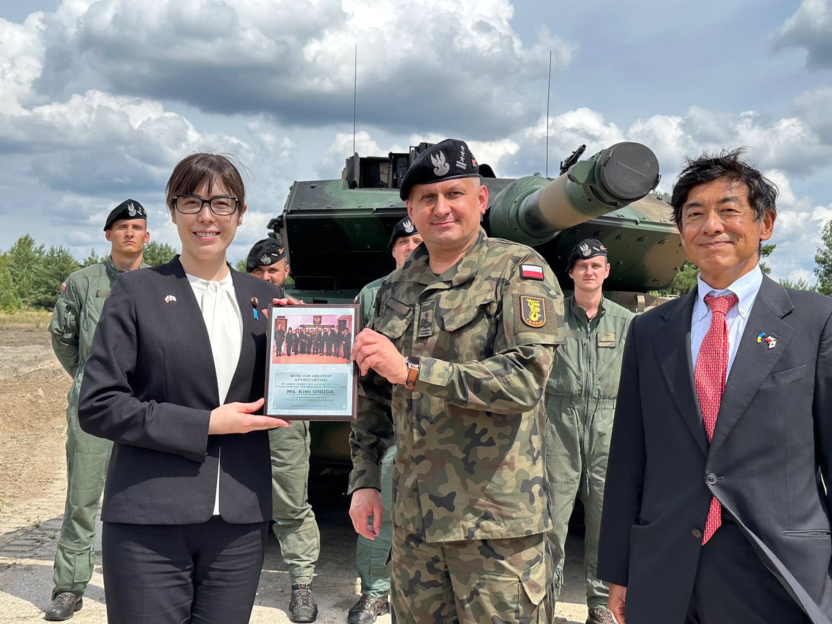 7月31日、#小野田防衛大臣政務官 は、ポーランド・ワルシャワ市の